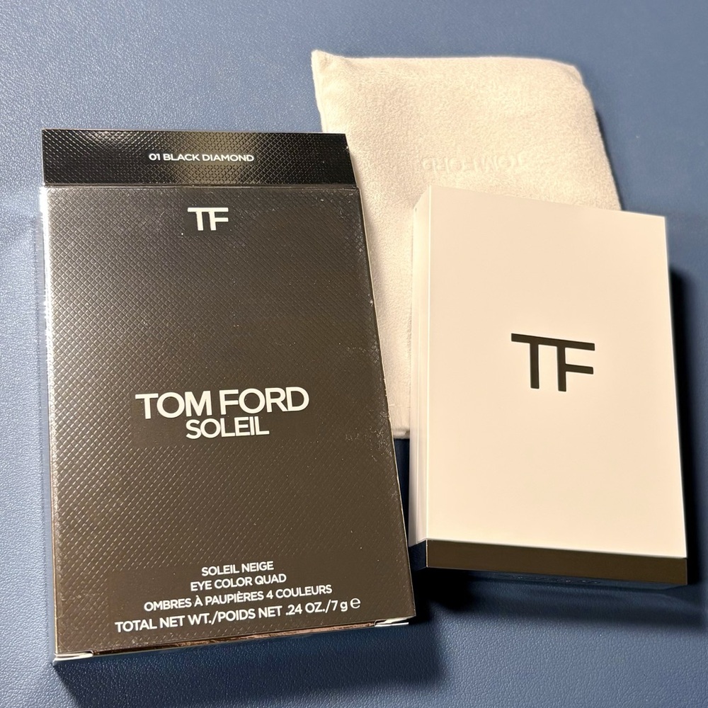COPY - TOM FORD Soleil Neige Eye Color Quad Eyeshadow 01 Black Diamond 0.24 oz/…